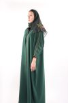 Bisht Abaya With Embroidered Scarf
