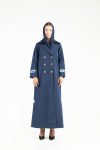 Alsharqyah Trench with Embellished Sleeves