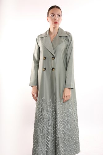 Jacket Embroidered Abaya