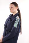 Summer Trench Abaya With Beaded Shoulders